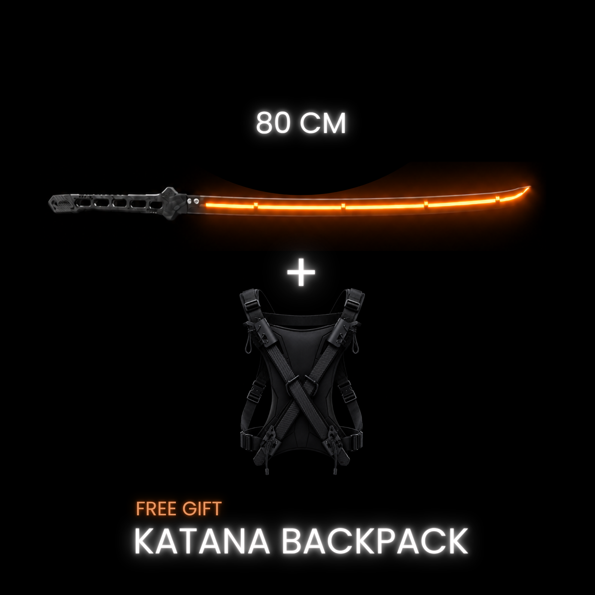 CARBON FIBER KATANA 80CM